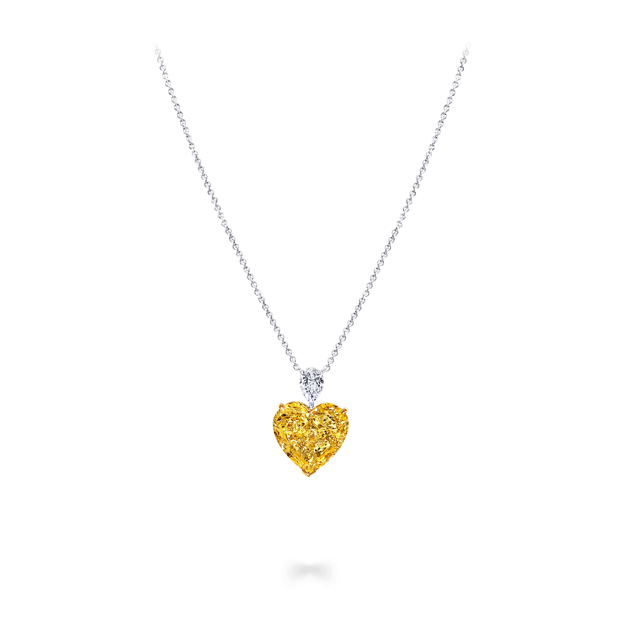 Yellow Heart Pendant