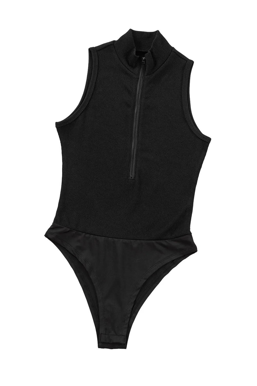 Zip Mock Neck Bodysuit